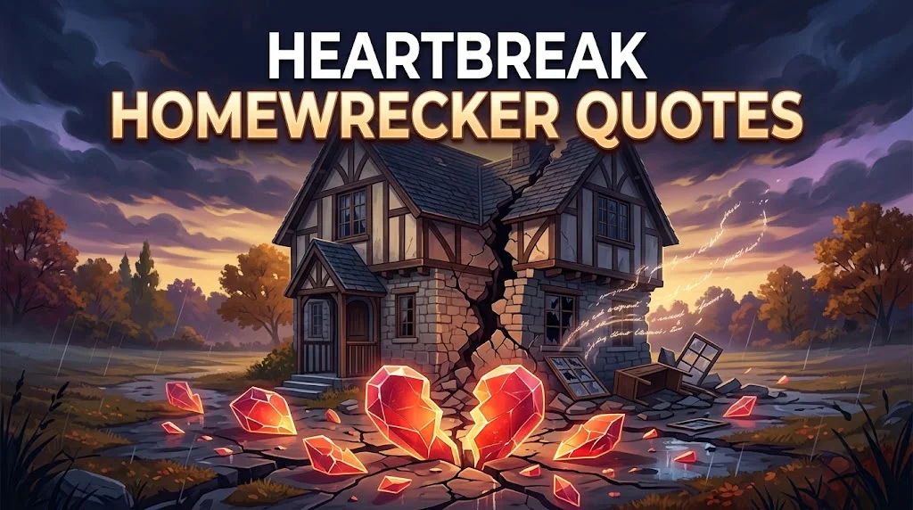 Heartbreak Homewrecker Quotes