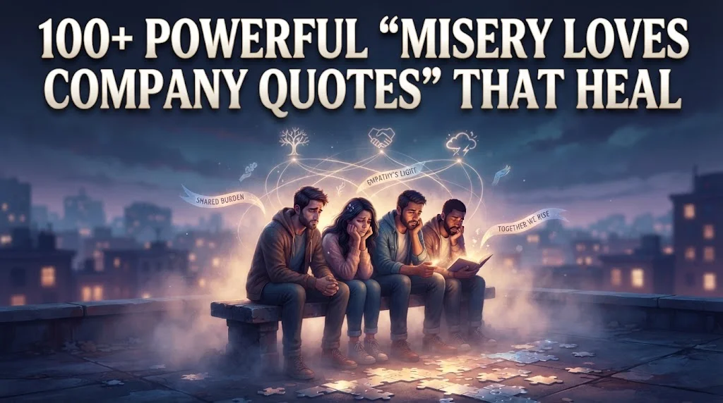 Misery Loves Company Quotes