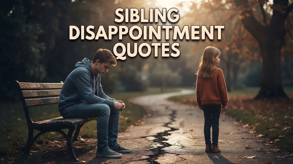 Sibling Disappointment Quotes