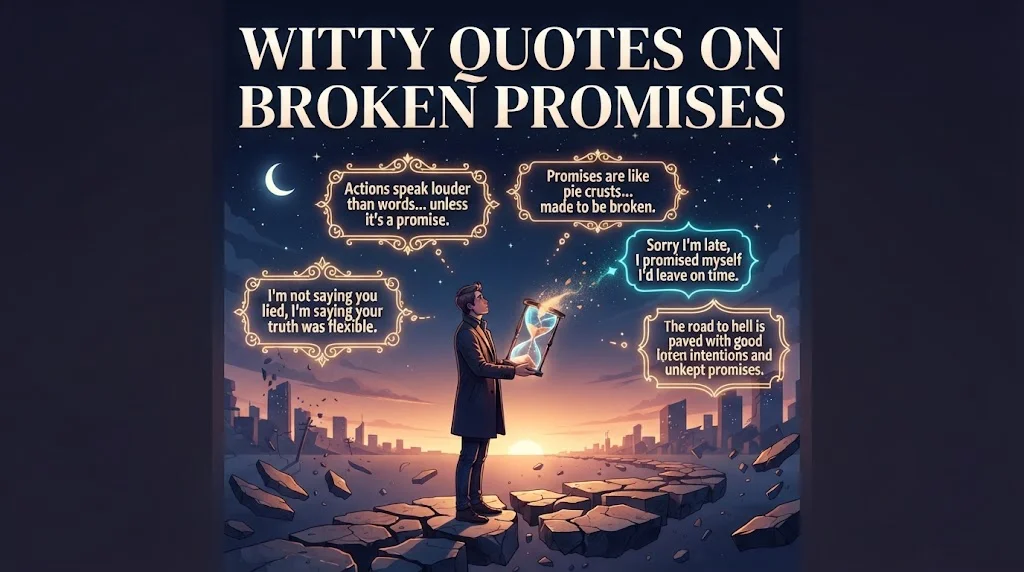 Witty Quotes On Broken Promises