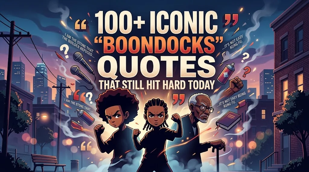 Boondocks Quotes