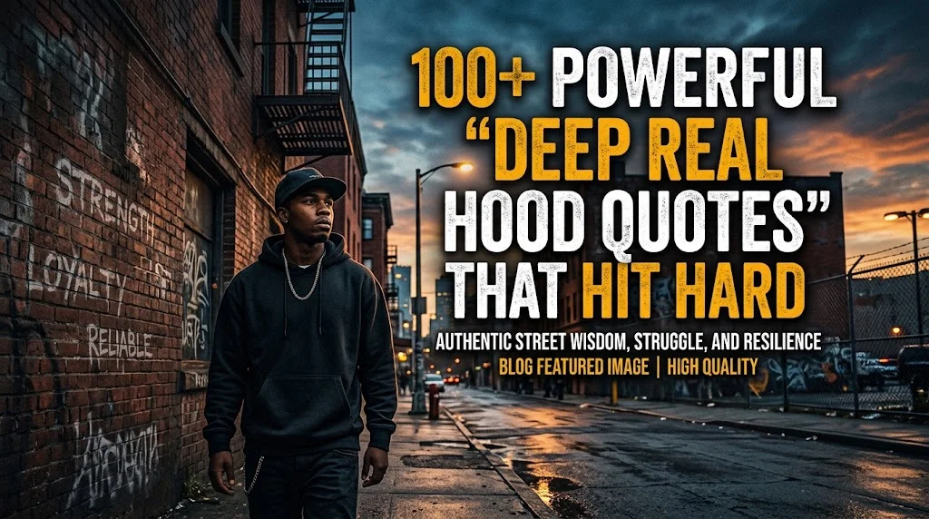 Deep Real Hood Quotes