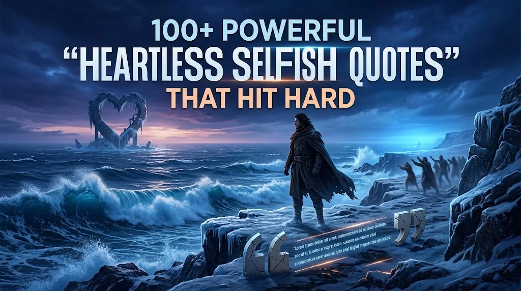 Heartless Selfish Quotes